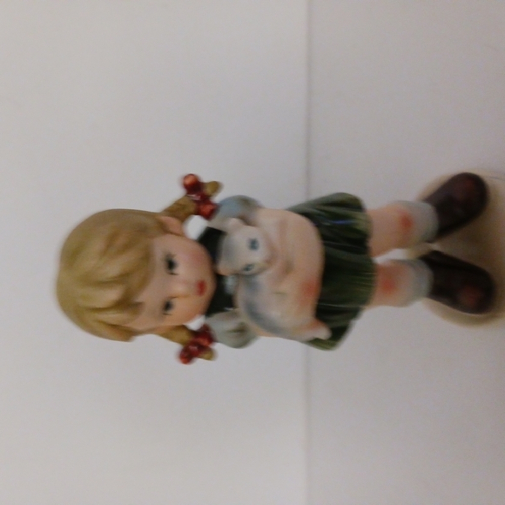 Girl Figurine with Lamb